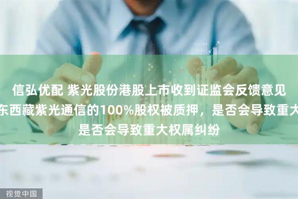 信弘优配 紫光股份港股上市收到证监会反馈意见：控股股东西藏紫光通信的100%股权被质押，是否会导致重大权属纠纷